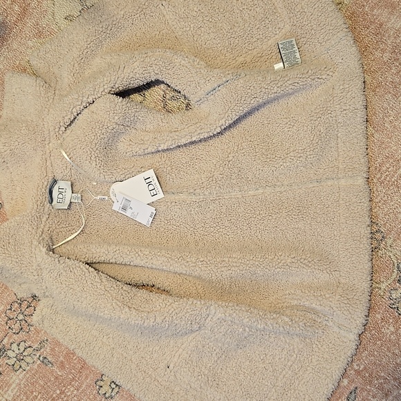 Jason Wu Edit Medium Blue Wash  Sherpa Denim Vest Size Small - Picture 12 of 16